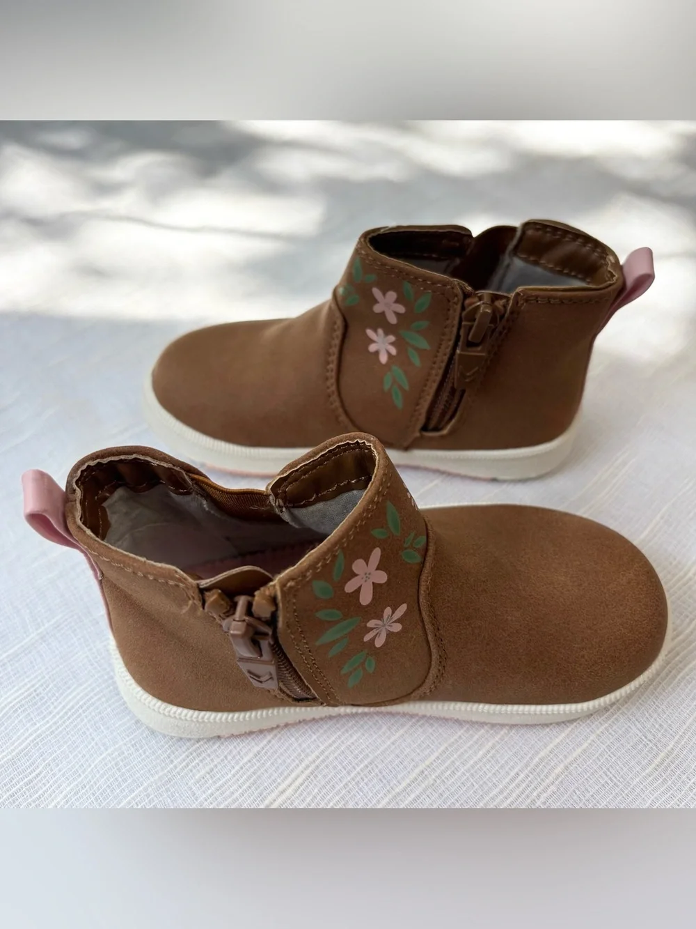 Dr. Scholl’s Kids Novah Floral Ankle Boots Girls Size 7